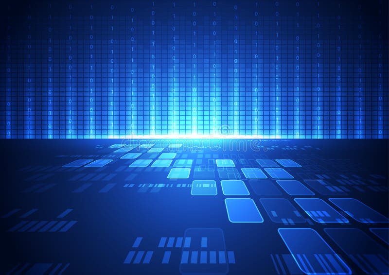 Abstract vector hi speed internet technology background illustration stock illustration
