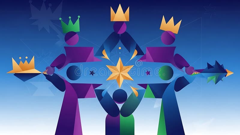 Abstract Three Wise Men Stock Illustrations – 472 Abstract Three