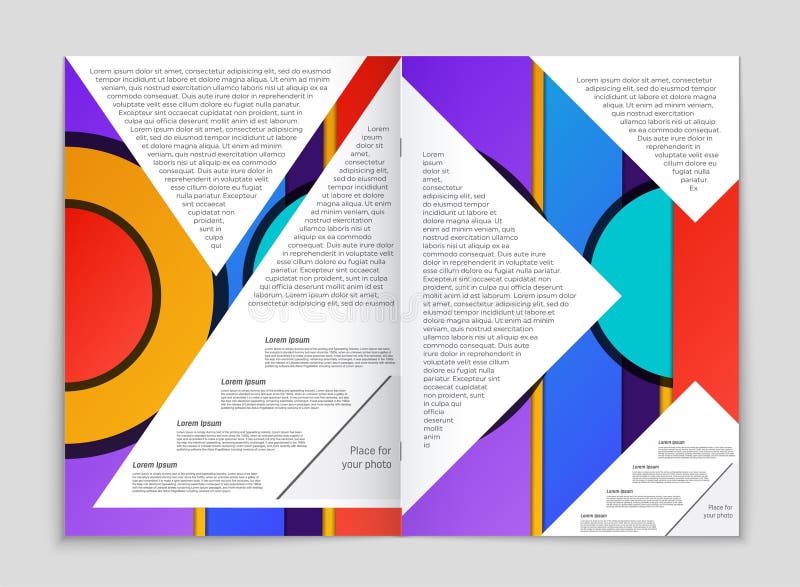 Abstract Vector Layout Background Set. for Art Template Design, List