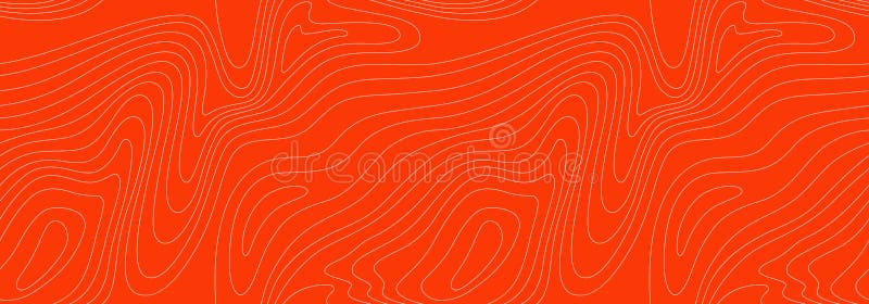 Abstract Vector Seamless Pattern with Linear Stylized Salmon Fish Fillet Texture.