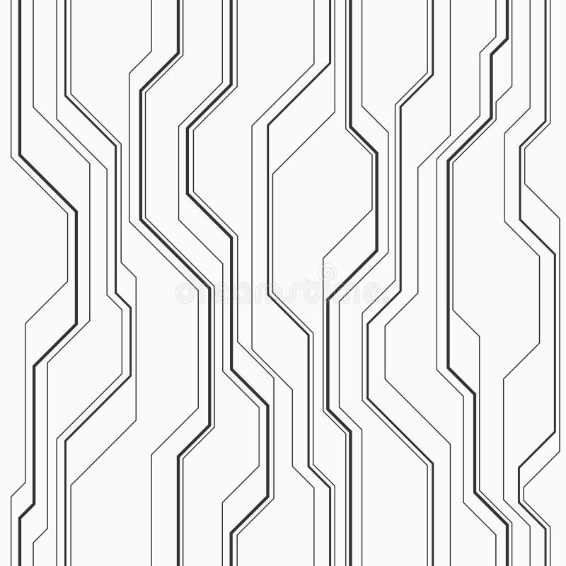 Abstract vector seamless pattern with lines. vector illustration