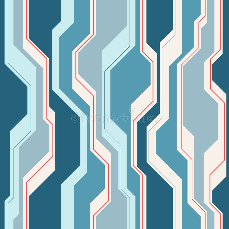 Abstract vector seamless pattern with lines. vector illustration