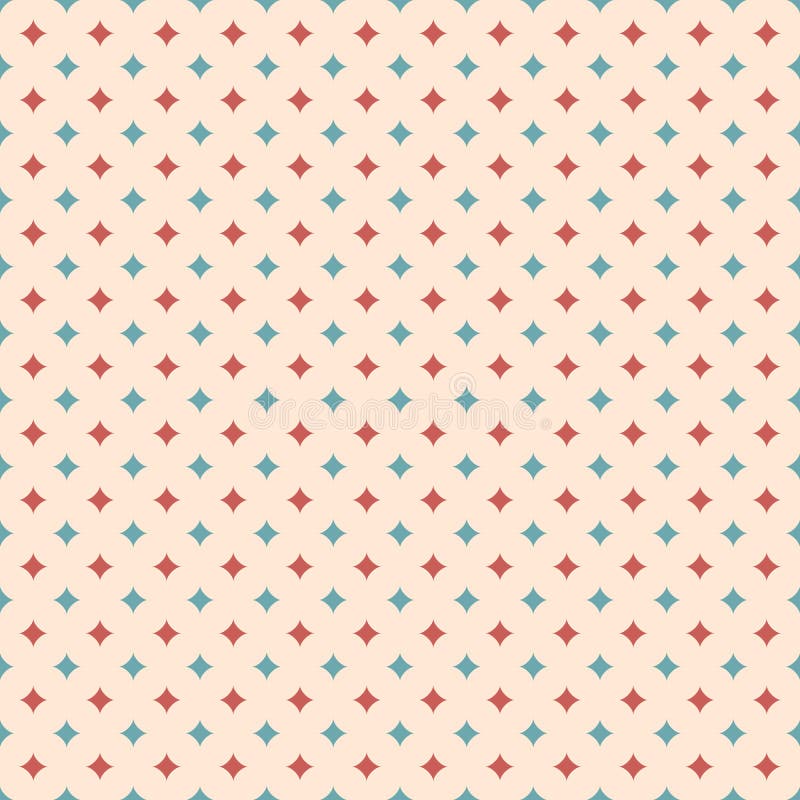 Abstract vector seamless vintage pattern. stock illustration
