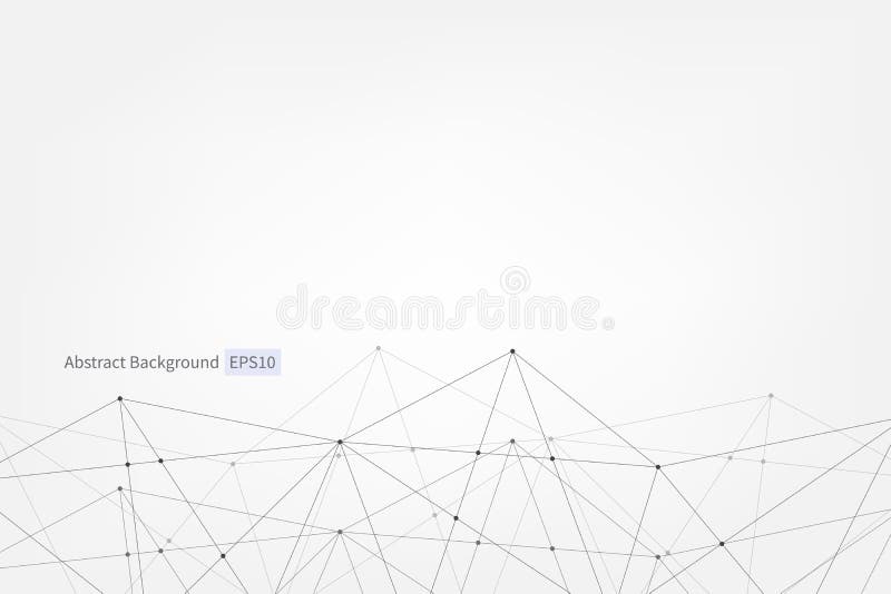 Abstract vector triangle pattern. Low poly medical, technology network background. Lines points connection polygonal illustration stock illustration Abstract vector triangle pattern. Low poly medical, technology network background. Lines points connection polygonal illustration stock illustration
