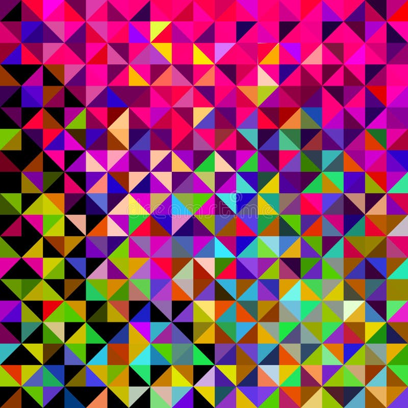 Abstract vector geometric color background stock illustration