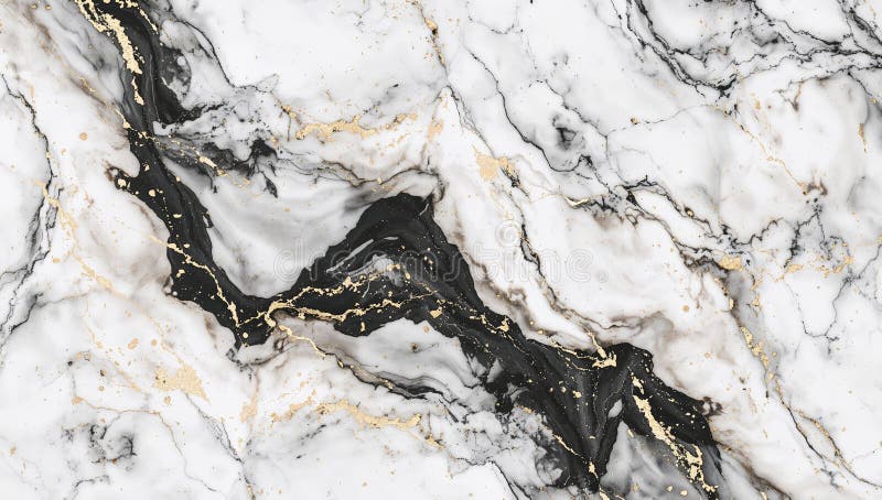 Abstract veins a study in black white and gold textural variations an composition featuring swirling patterns of accented with royaltyfri bild