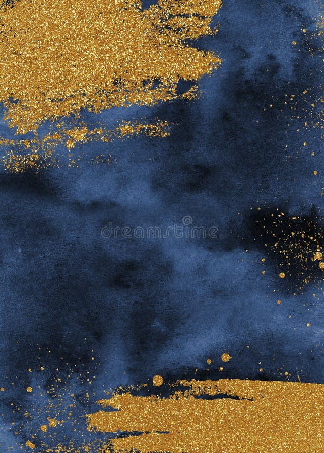 Leopard Luxe in Navy  Gold  Wallpaper Sample  Becca Who