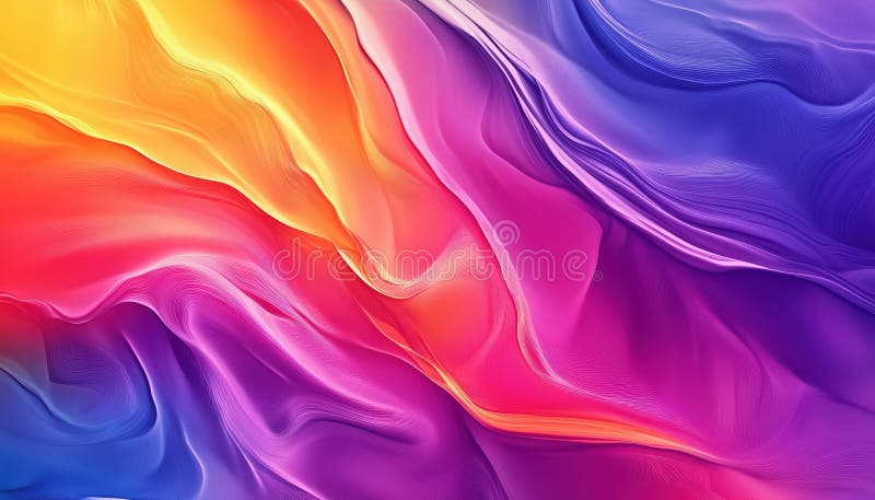 Abstract Vibrant Gradient With Saturated Smears Is A Colorful And Dynamic Artistic Creation Featuring A Multitude Of Vibrant Hues Blending Together Seamlessly. Dynamic colour stock images, royalty-free photos and pictures