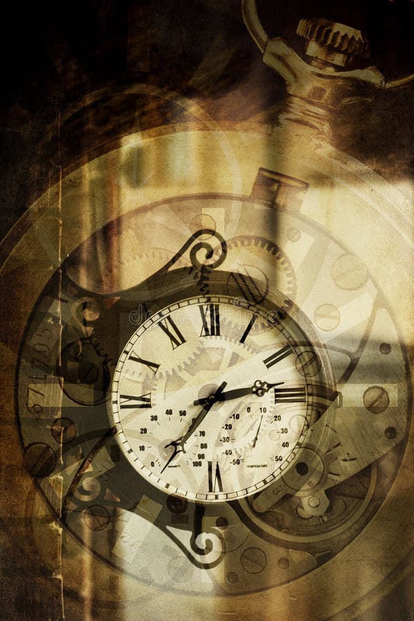 Steampunk clock stock photo. Image of steampunk, inside 19854894