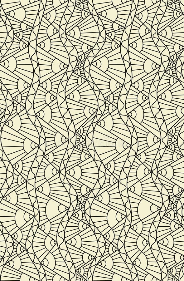 Abstract vintage geometric seamless pattern vector illustration