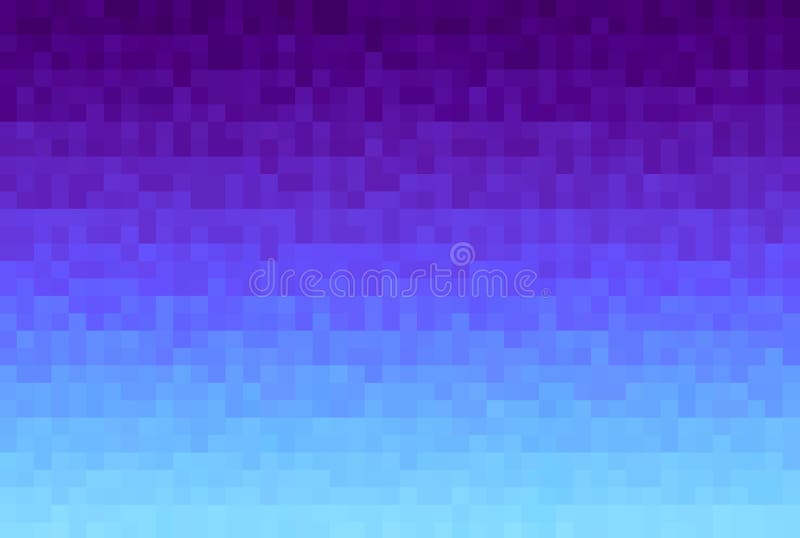 Abstract violet gradient background. Texture with pixel square blocks. Mosaic pattern.