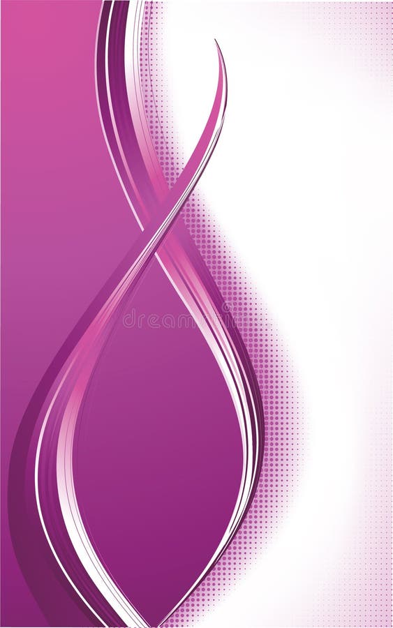 Abstract violet waves background