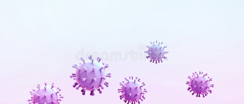 Abstract Virus Corona Covid-19 Danger Cell In Under The ...