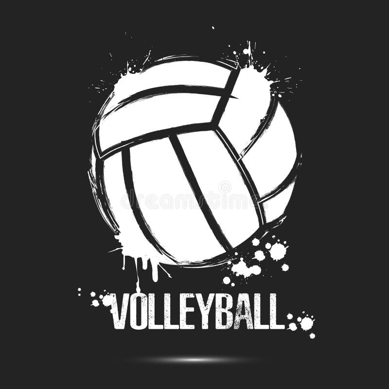 Abstract Volleyball Ball Icon Stock Vector - Illustration of ...