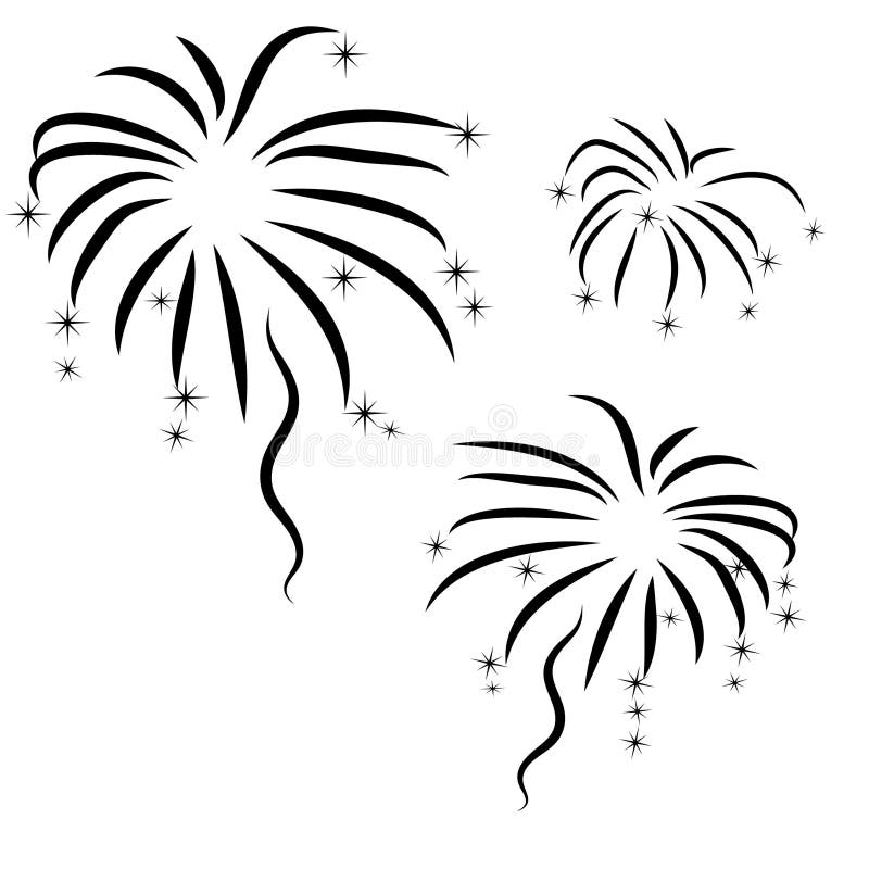 abstract vuurwerk stock illustratie abstract vuurwerk stock illustratie