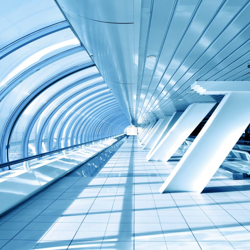 Abstract wall in shopping mall stock photo