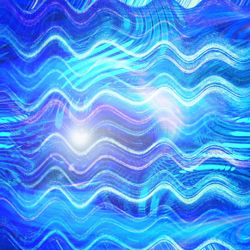 Abstract water background with waves and light reflections stock illustration Abstract water background with waves and light reflections stock illustration
