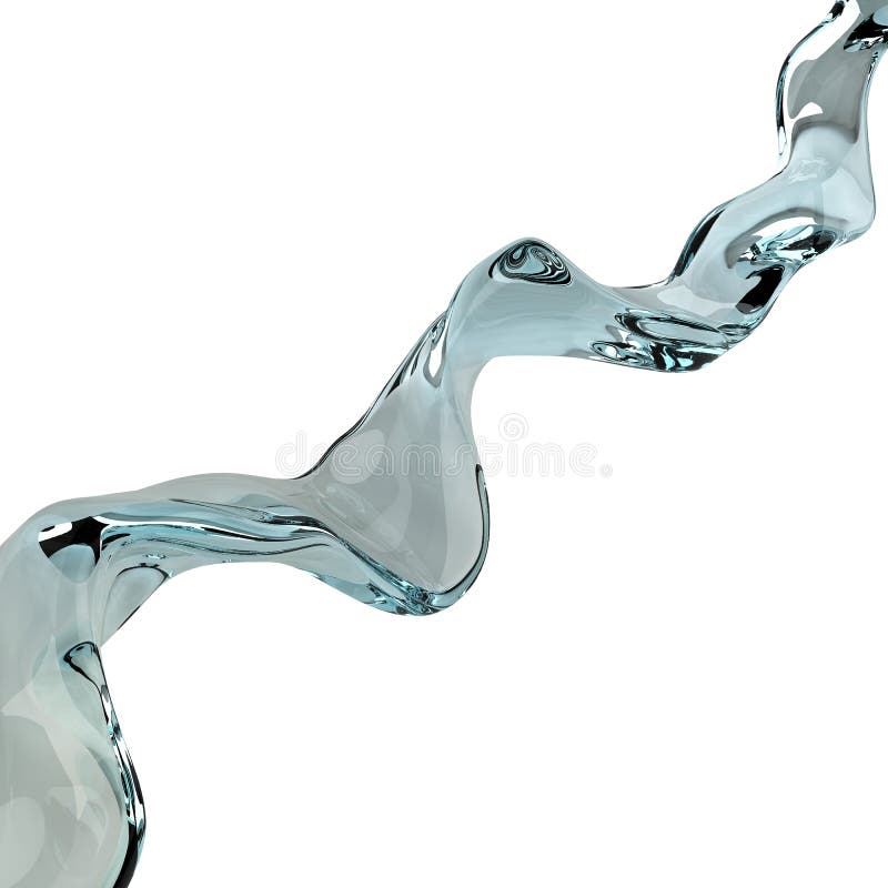 Abstract water flow vector illustration