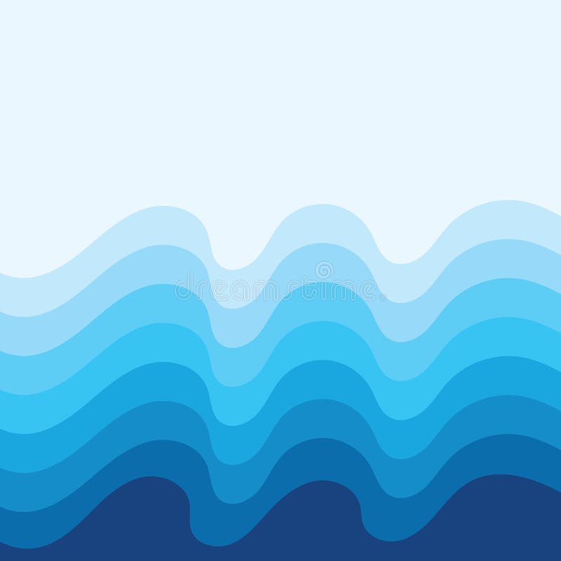 Abstract Water Wave Vector Illustration Design Background EPS10 Stock