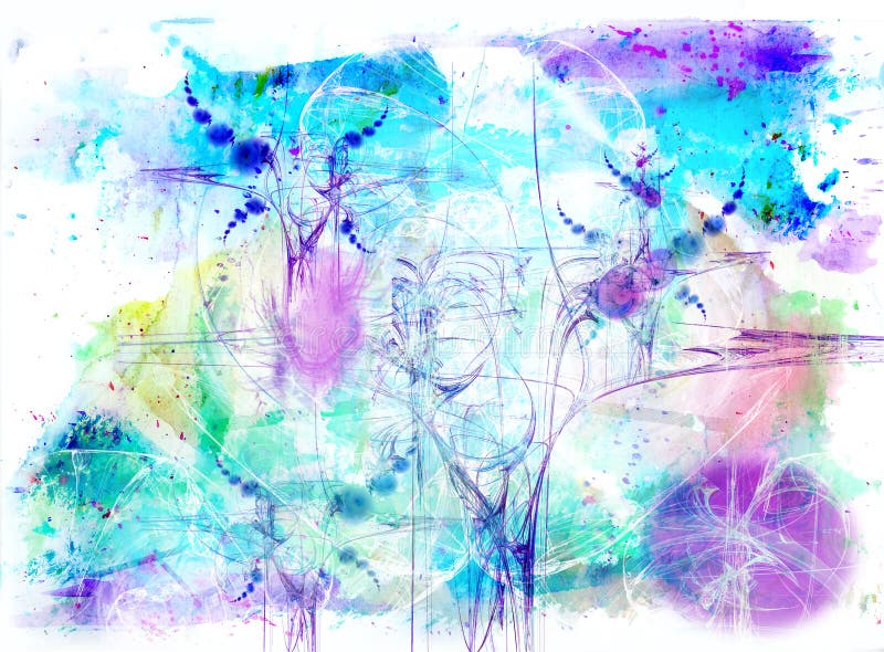 Abstract watercolor background