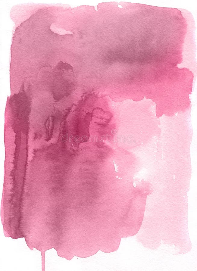 Pink violet water color paint rough edge square shape texture on
