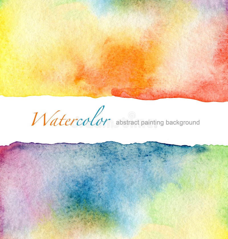 Abstract watercolor painted background