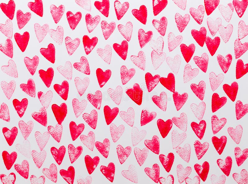 Abstract watercolor red, pink heart background. Concept love, valentine day greeting card royalty free stock images Abstract watercolor red, pink heart background. Concept love, valentine day greeting card royalty free stock images