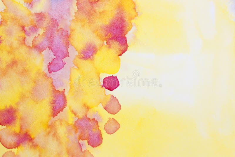 An Abstract Watercolor Waldorf Painting Background With Wet Dots And Blots. Bright Artistic Hand Painted Vibrant Texture. Stock Illustration - Illustration Of Artwork, Blank: 103850347