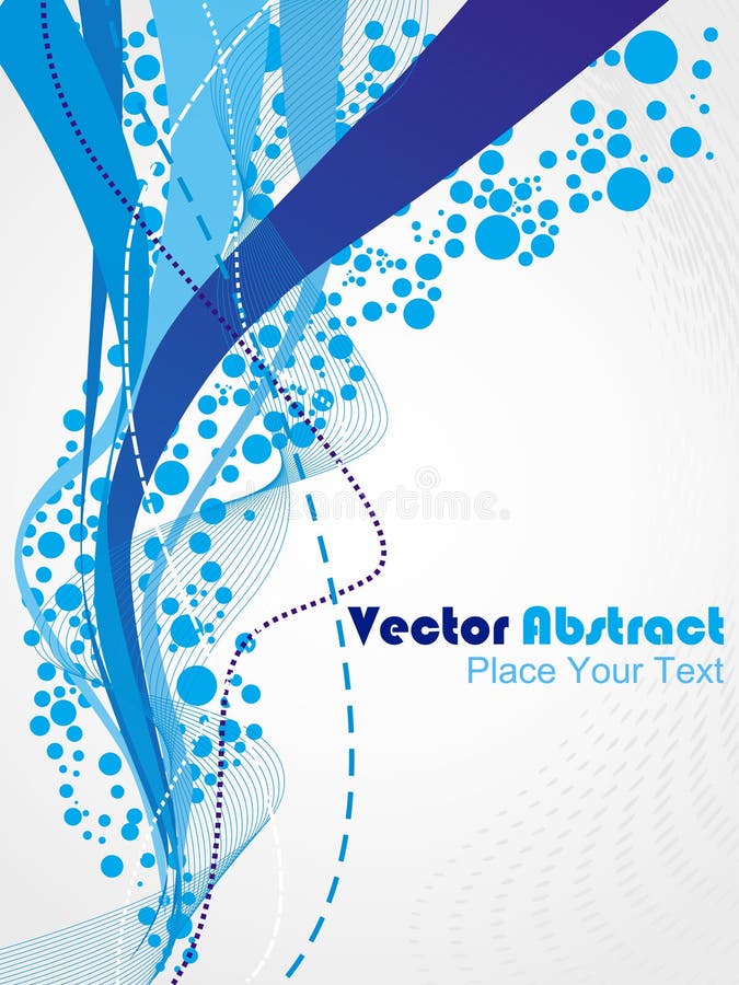 Abstract wave background with your text