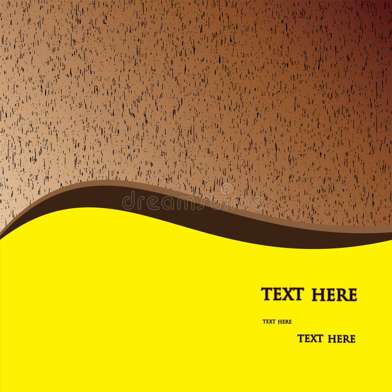 Abstract wave line with sample