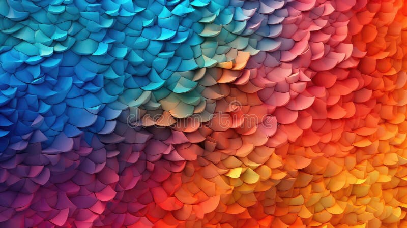 Abstract wave pattern with a vibrant flow of hues in a dynamic design. AIG35. stock image