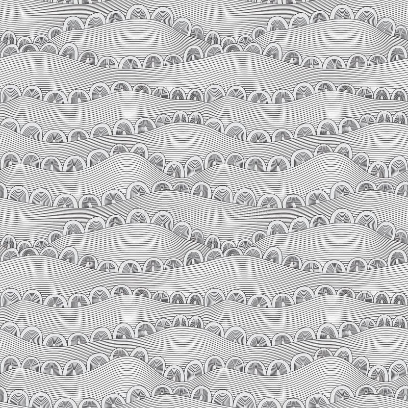 Abstract wave seamless pattern.