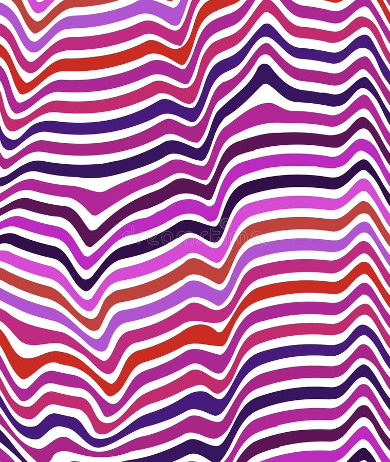 Abstract Color wavy background. line pattern for fabric. stock illustration