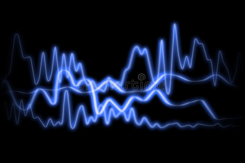 Abstract waves royalty free illustration