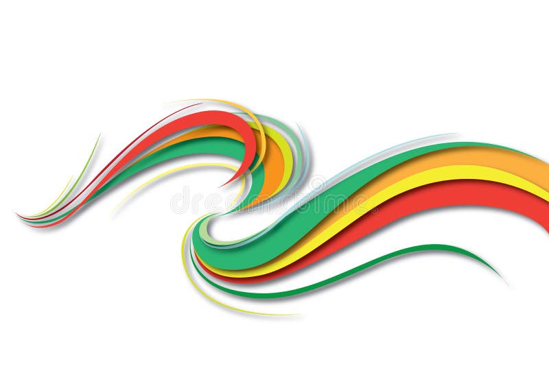 Abstract waves vector illustration