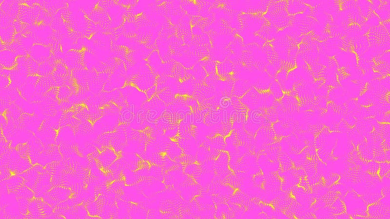 Abstract Waving Particle Technology Background Design. Abstract wave moving dots flow particles, hi-tech and big data stock photos