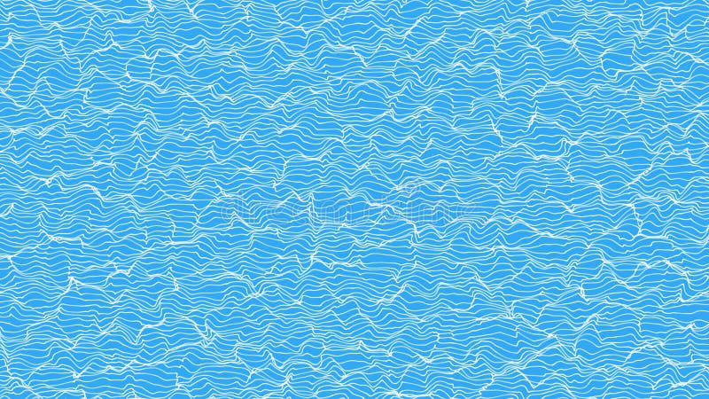Abstract Waving Particle Technology Background Design. Abstract wave moving dots flow particles, hi-tech and big data royalty free illustration