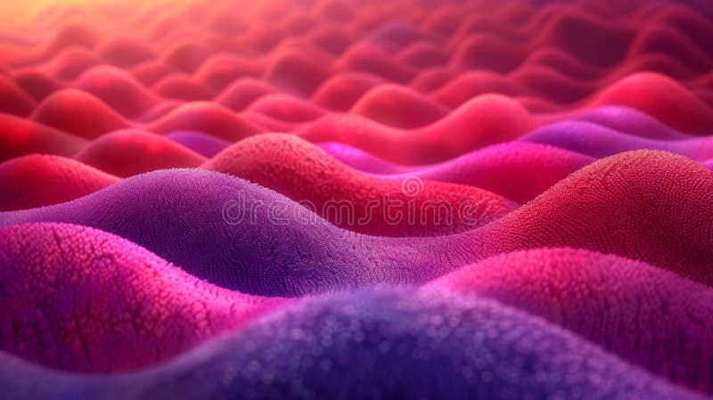Abstract Wavy Colorful Texture - Generative AI royalty free illustration