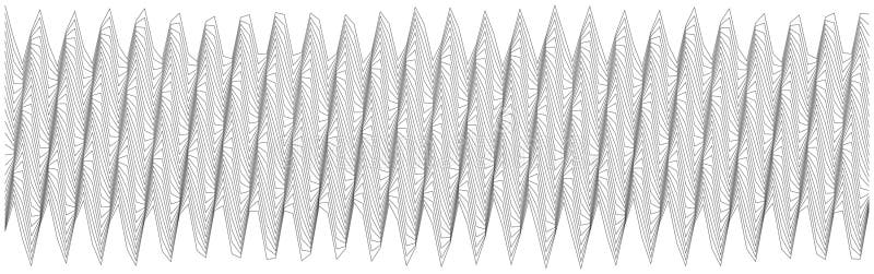 Abstract wavy geometric pattern with intricate lines for modern design and backgrounds royalty free illustration