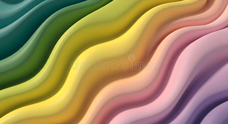 Abstract wavy gradient background stock illustration