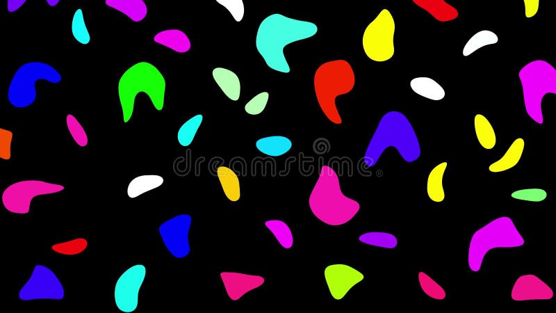 Abstract wavy looping 4k video. Seamless abstract psychedelic background royalty free illustration