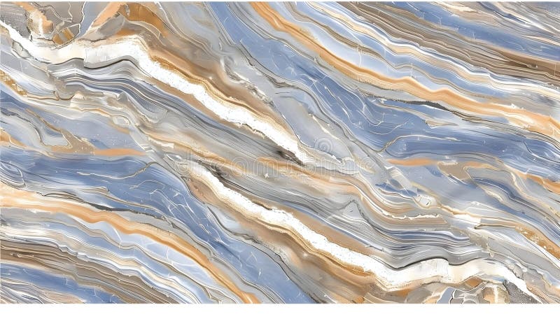 Abstract wavy pattern in blue beige and white tones abstract wavy pattern in blue beige and white tones ilustração do vetor