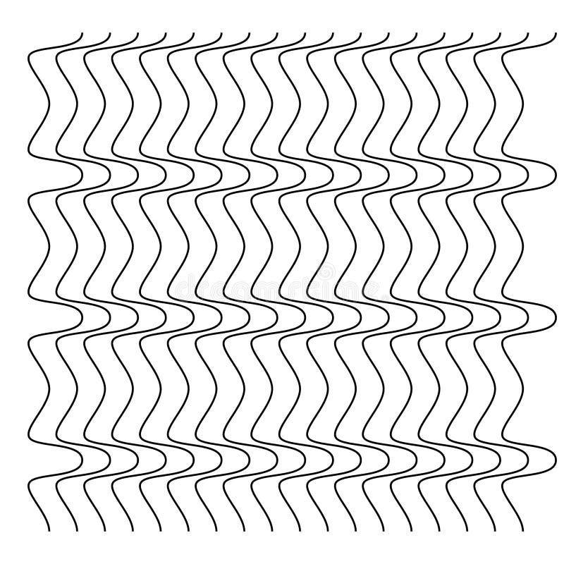 Vertical Stripes, Lines with Distortion, Warp Effect. Abstract M Stock