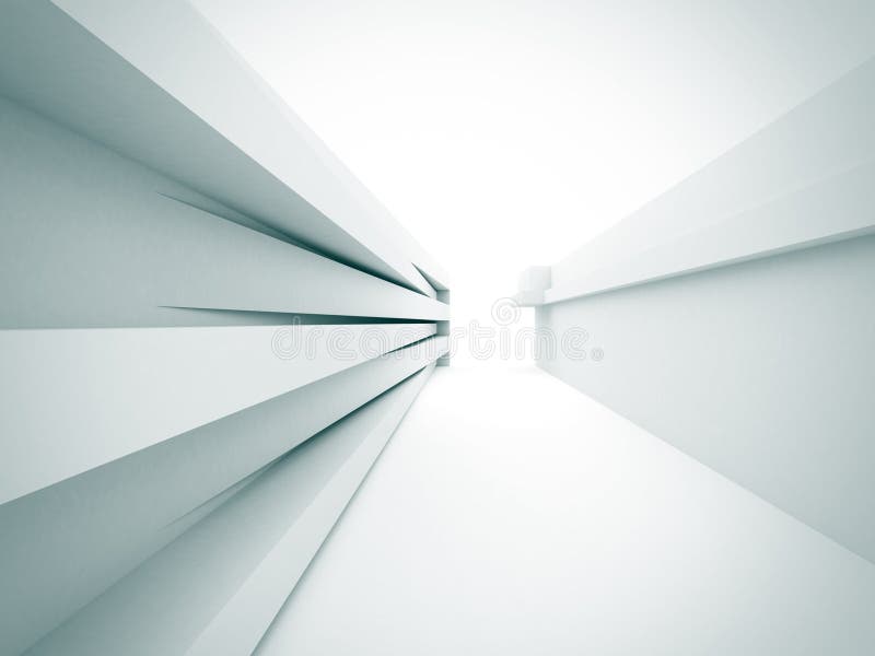 Abstract White Architecture Construction Background royalty free illustration