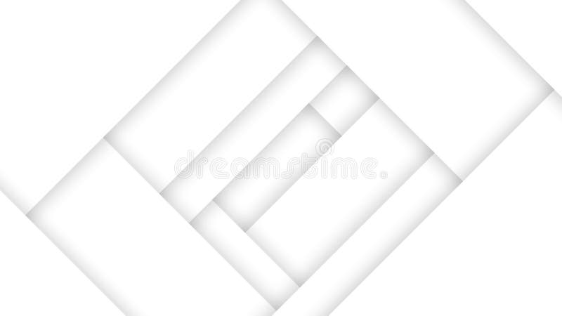 Abstract white background, geometric diagonal shapes, seamless loops. royalty free illustration