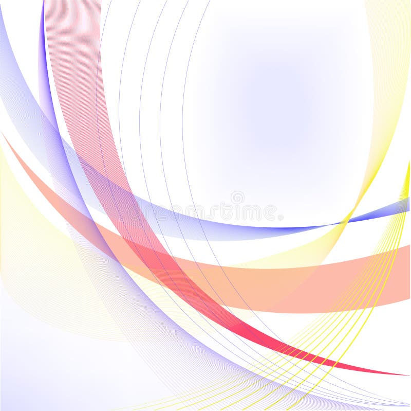 Abstract white background with lines