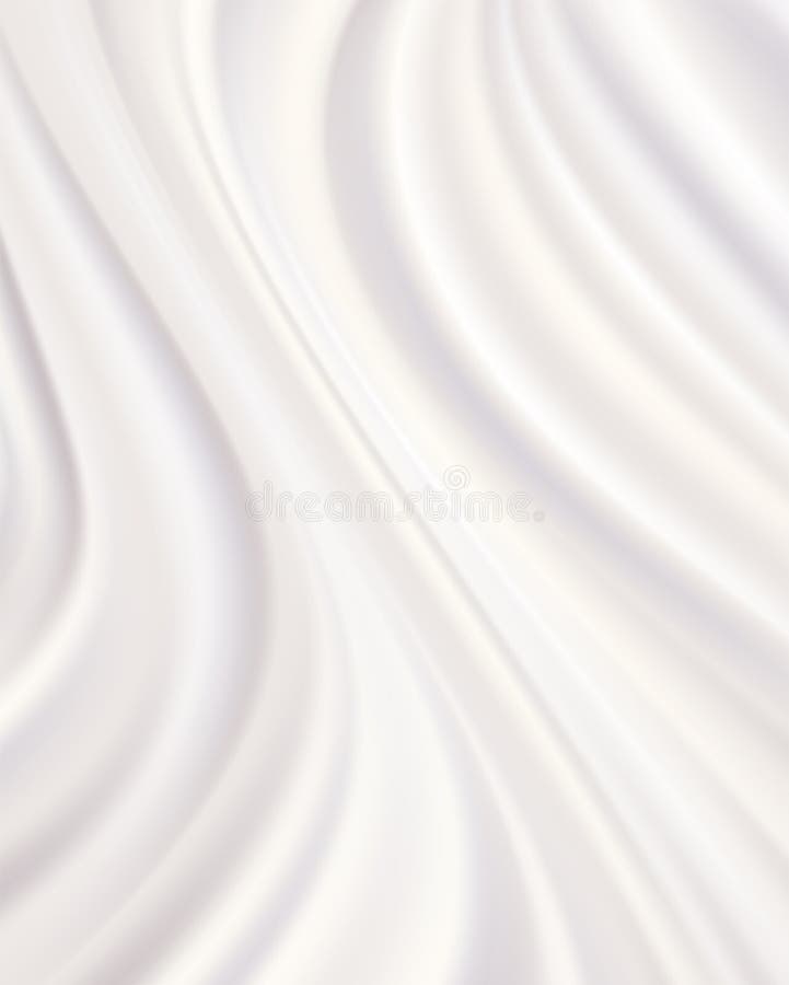 Abstract white fabric. Wedding gray and pearl background. Luxurious satin and silk texture. Soft waves background