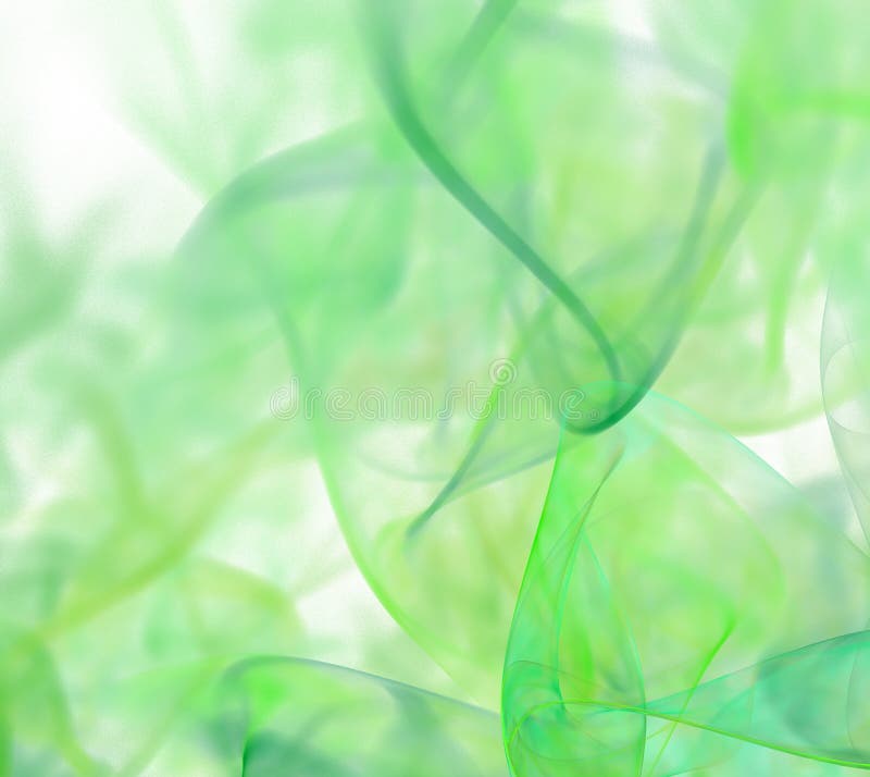 Abstract white fractal background. Green fabric pattern. vector illustration