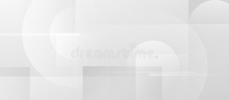 Abstract white geometric shape background. Modern minimal trendy shiny lines pattern. Vector illustration vector illustration