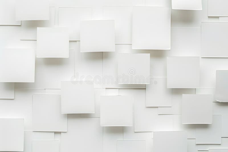 Abstract White Geometric Wall vector illustration